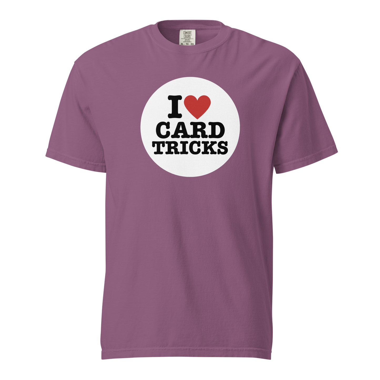 I ♥️ Card Tricks Unisex garment-dyed heavyweight t-shirt