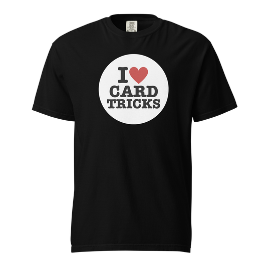 I ♥️ Card Tricks Unisex garment-dyed heavyweight t-shirt