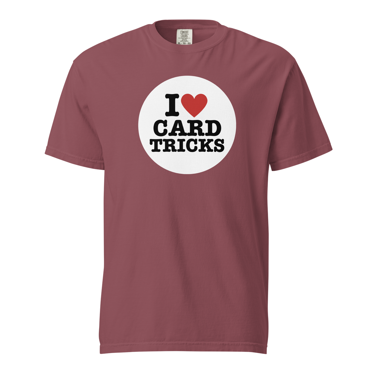 I ♥️ Card Tricks Unisex garment-dyed heavyweight t-shirt