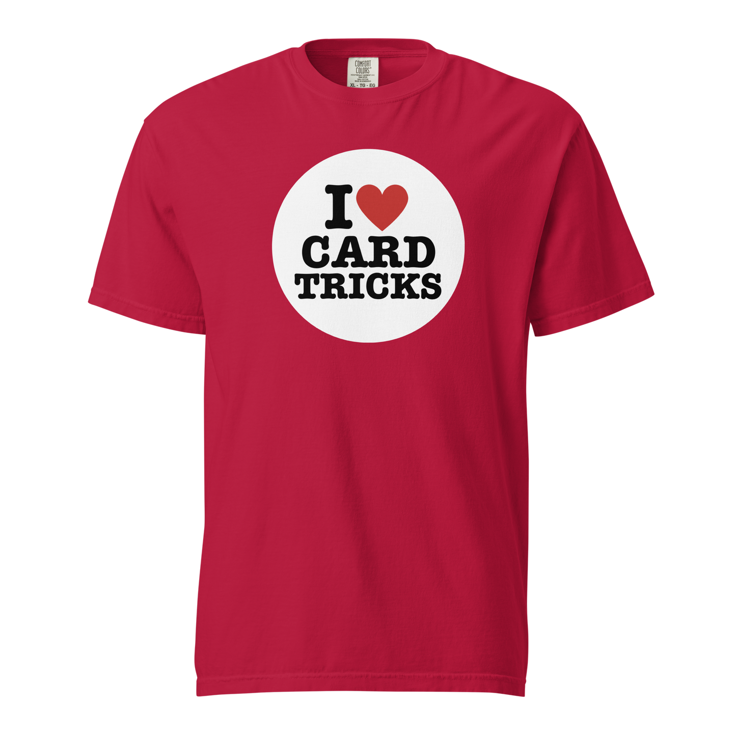 I ♥️ Card Tricks Unisex garment-dyed heavyweight t-shirt