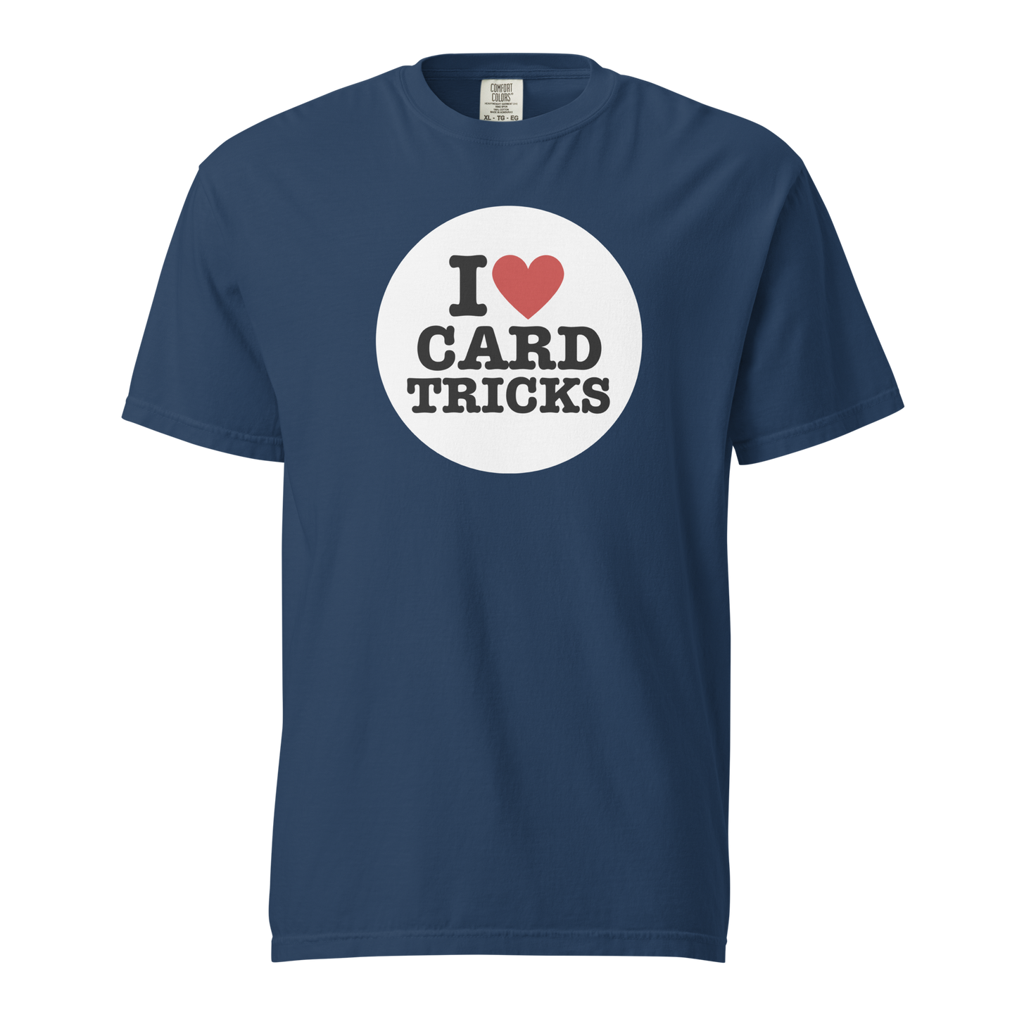 I ♥️ Card Tricks Unisex garment-dyed heavyweight t-shirt