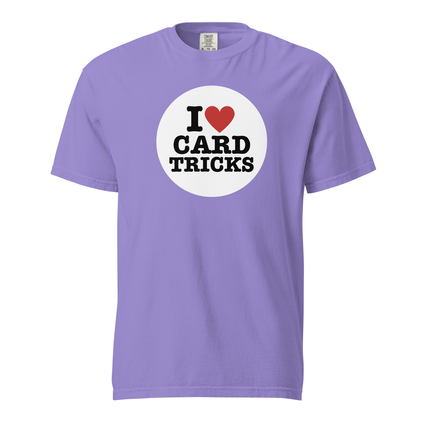 I ♥️ Card Tricks Unisex garment-dyed heavyweight t-shirt