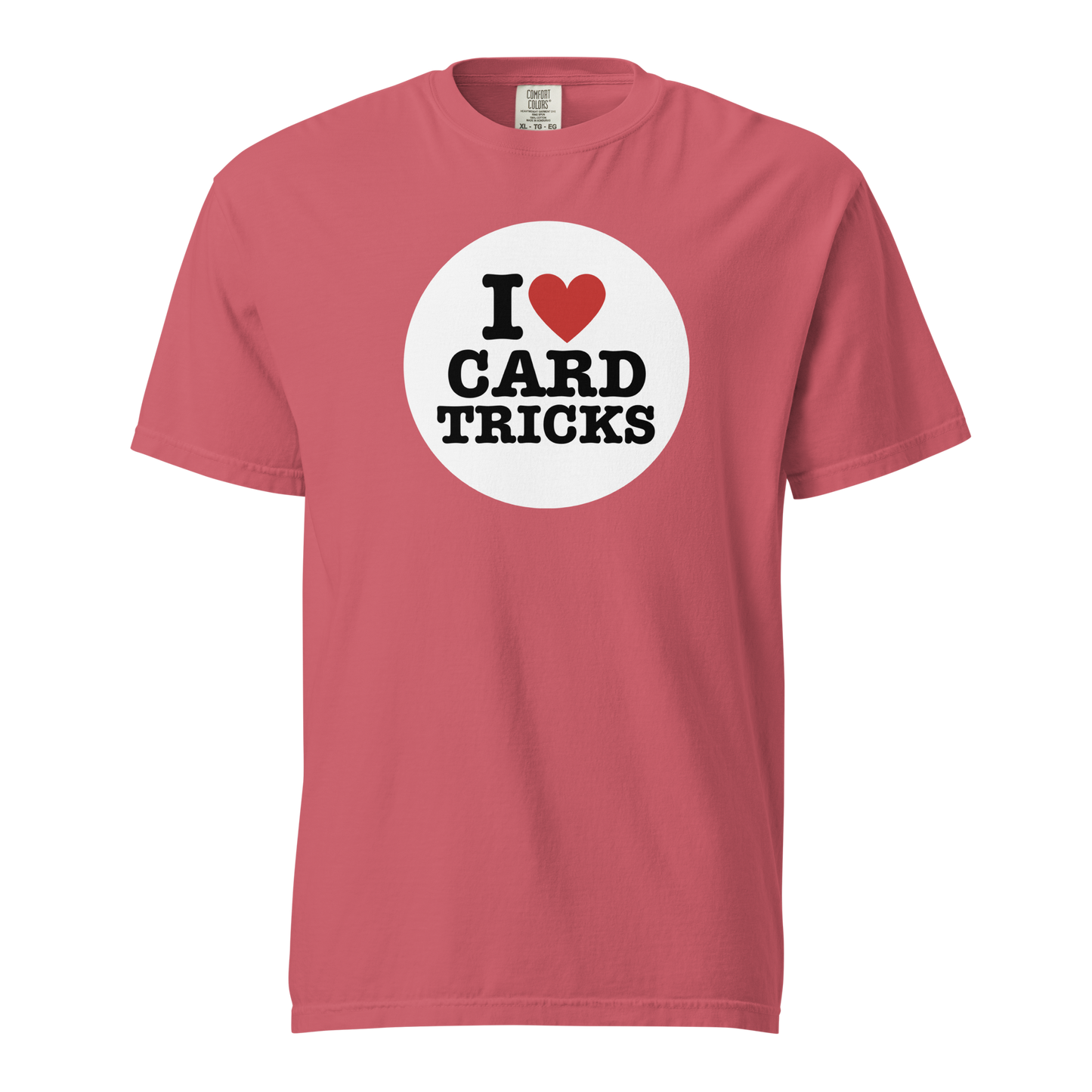 I ♥️ Card Tricks Unisex garment-dyed heavyweight t-shirt