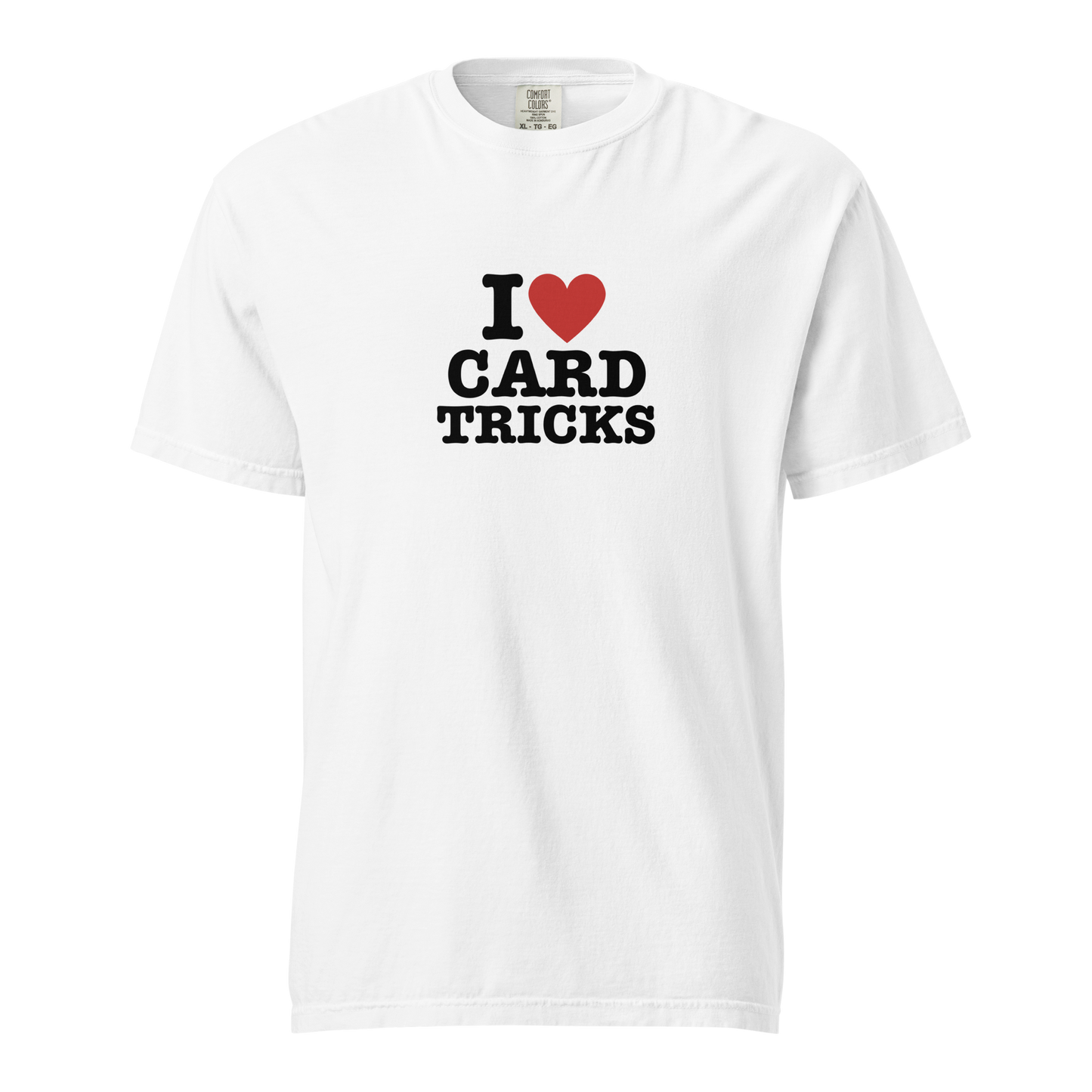 I ♥️ Card Tricks Unisex garment-dyed heavyweight t-shirt