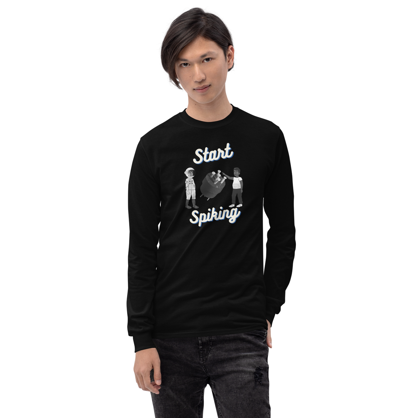 Start Spiking Long Sleeve Shirt