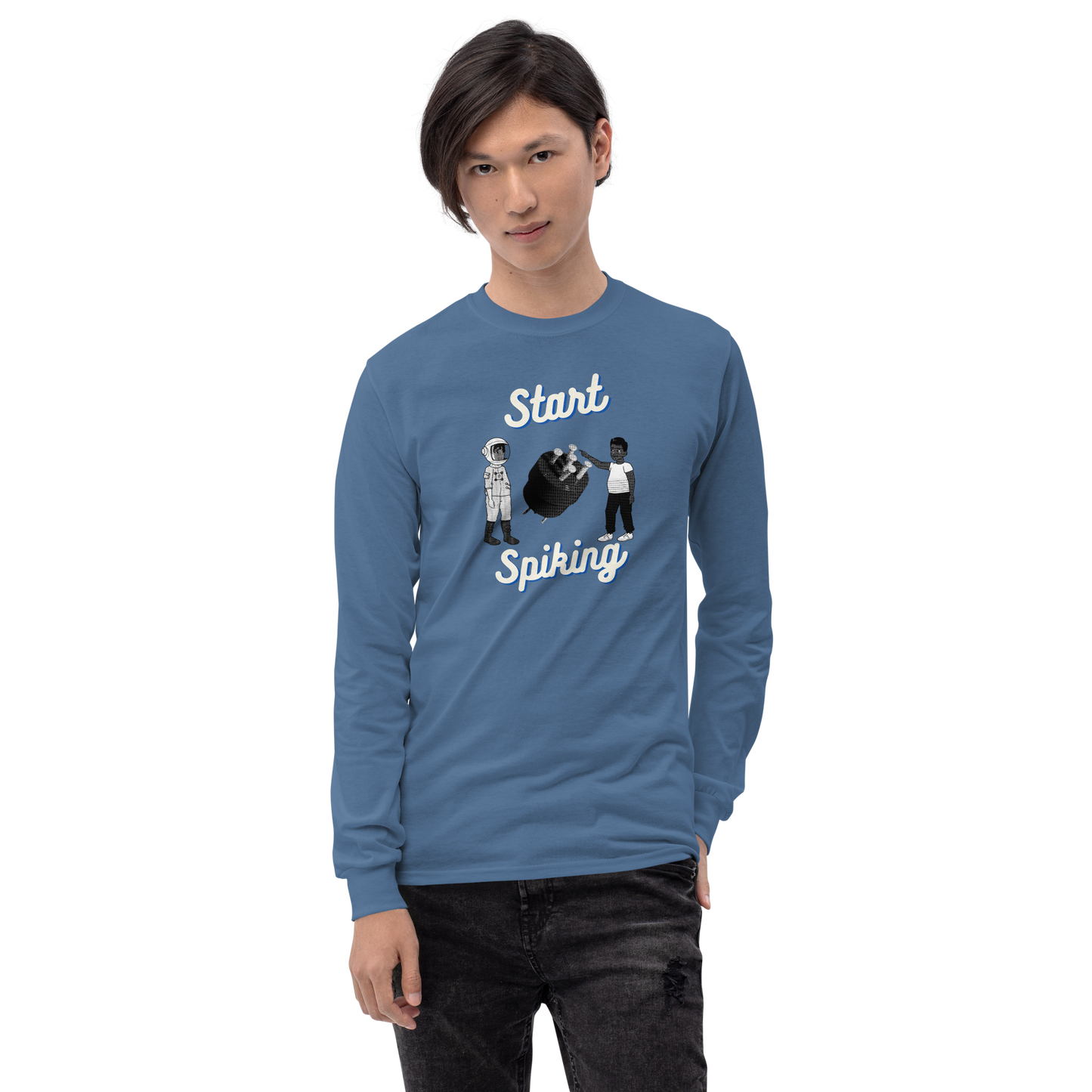 Start Spiking Long Sleeve Shirt