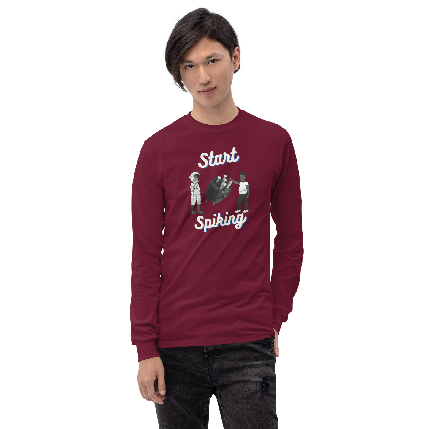 Start Spiking Long Sleeve Shirt