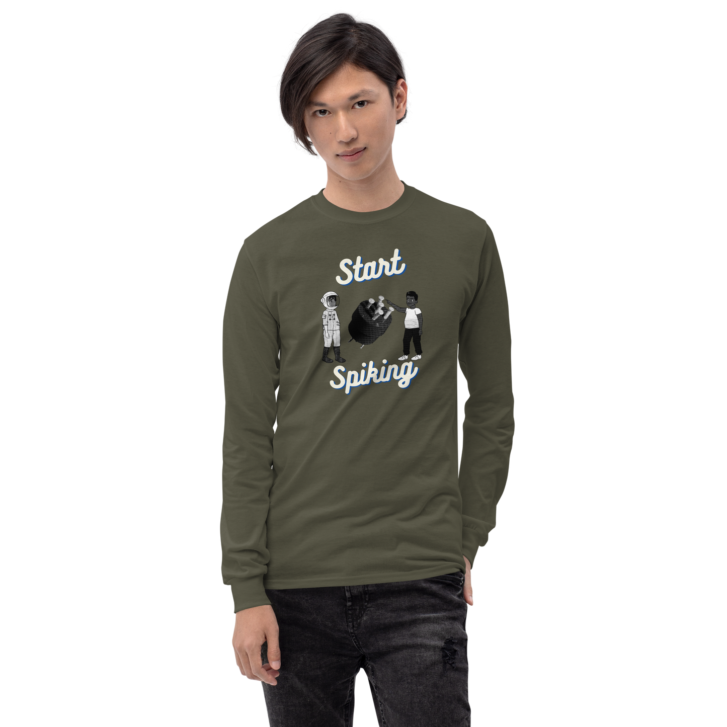 Start Spiking Long Sleeve Shirt