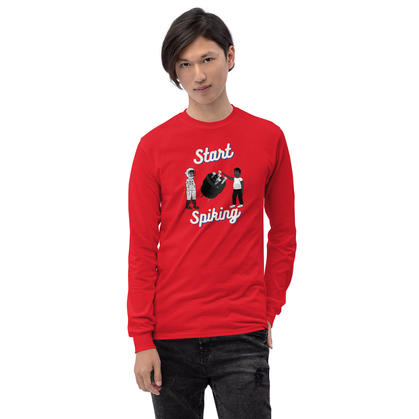 Start Spiking Long Sleeve Shirt