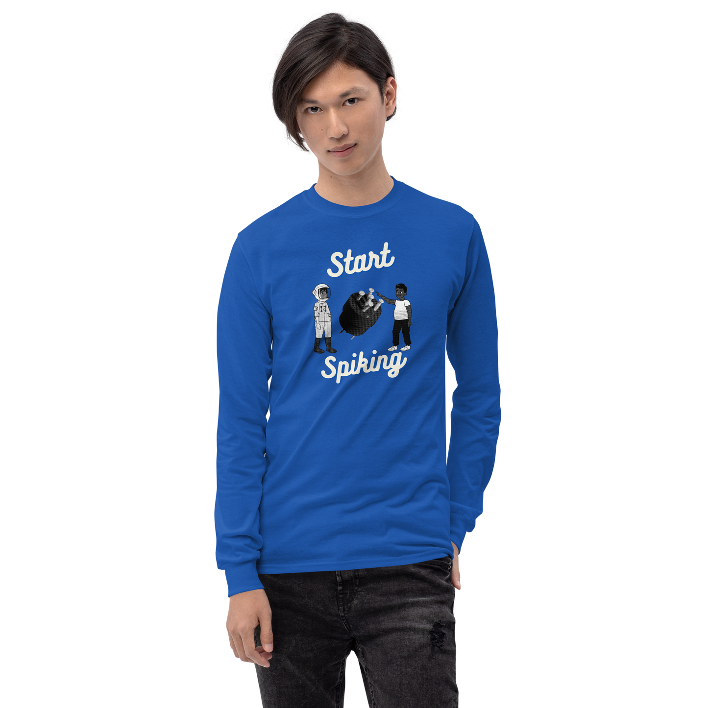 Start Spiking Long Sleeve Shirt