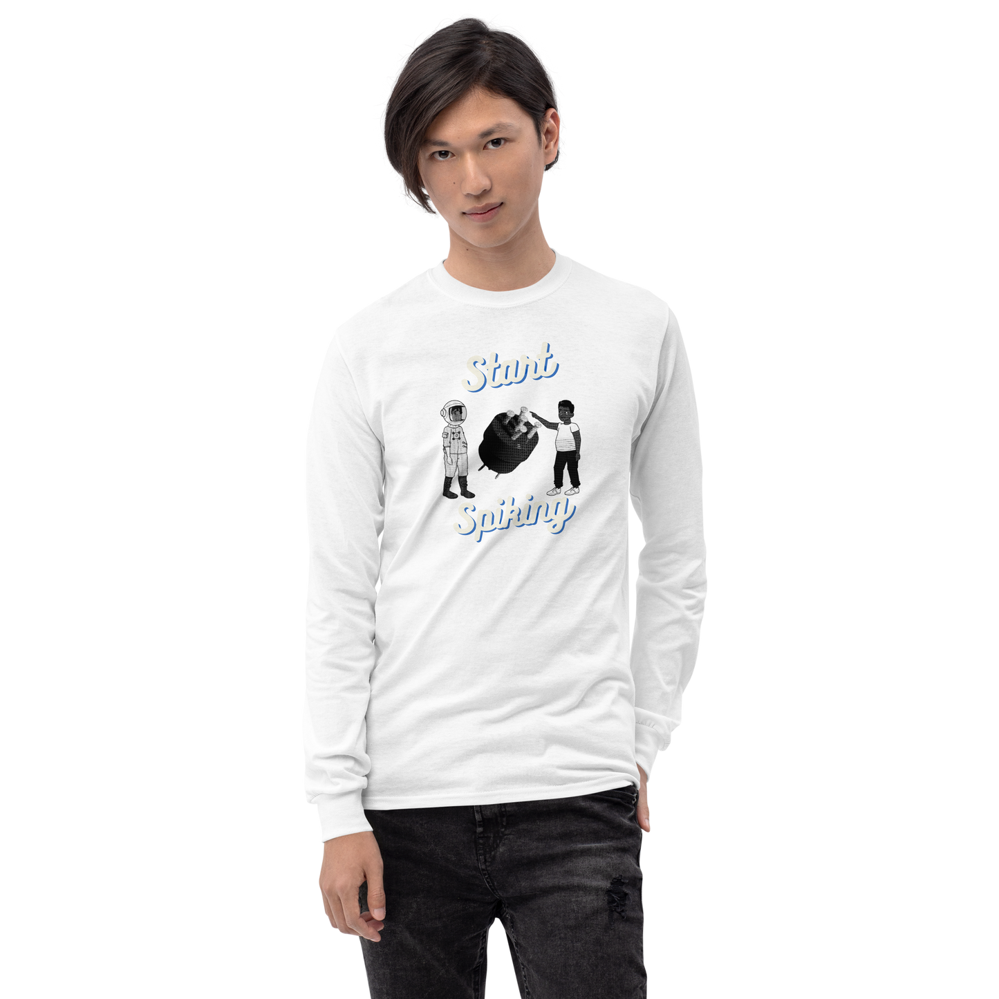 Start Spiking Long Sleeve Shirt